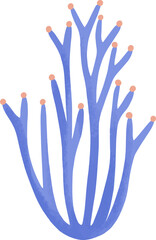 Coral or Seaweed Childish Cartoon Illustration © Good Studio