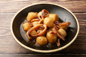 いかと里芋の煮物