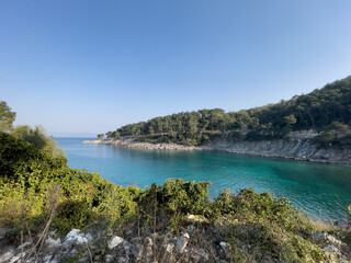 Strand von Drenje  Istrien Kroatien