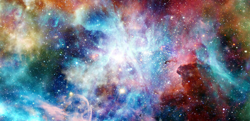 Obraz na płótnie Canvas background of universe and stars