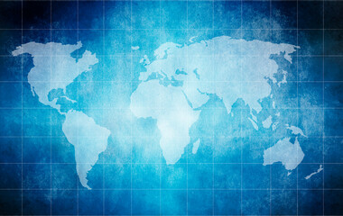 Fototapeta na wymiar world map illustration