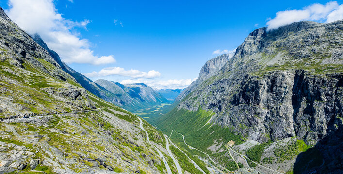 Trolstigen Panorama Norway &Aring;ndalsnes Romsdalen