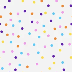 Tapeten seamless pattern with colorful dots © Ksenia