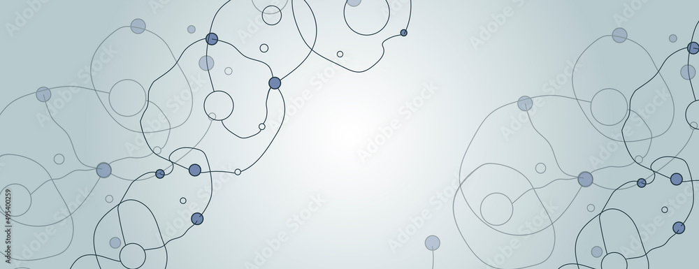 Poster Modern amoeba and microorganisms set. Vector template banners. Presentation dynamic minimal design