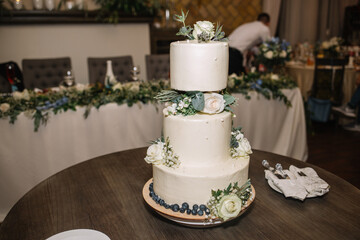 Wedding cake, cake for a wedding
