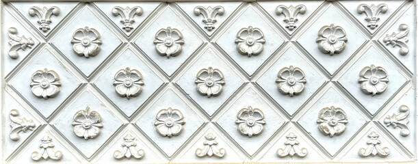 Elements of architectural decoration of buildings, plaster stucco, wall texture, plaster molding...