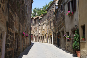 Radicofani, medieval town in Siena province