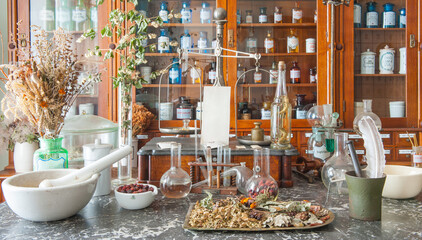 old pharmacy museum interior
