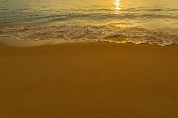 Tropical beach sunset, summer vacation and travel