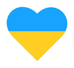 Heart shape with Ukranian