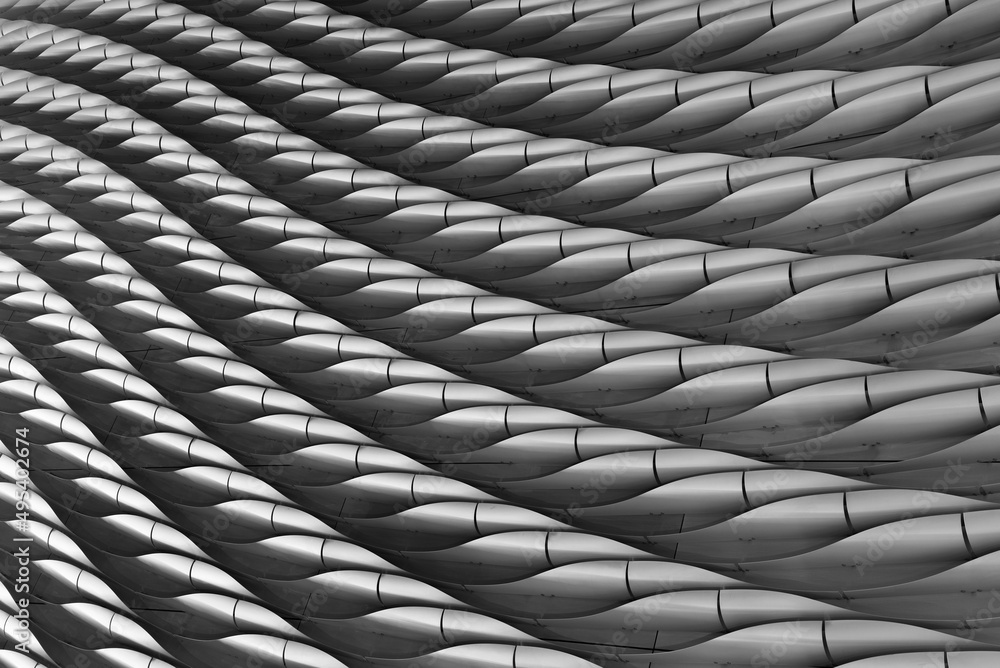 Aufkleber exterior of modern architecture. building abstract background