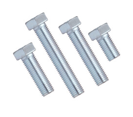 bolt, base, stainless, steel, outer, fully, threaded, hexagon, head, galvanized, hex, set, screw, fastener, standard, parts, isolated, din, metal, silver, brackets, drop, pin, sleeve, wedge