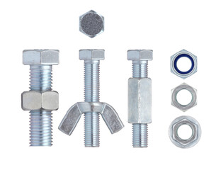 bolt, base, stainless, steel, outer, fully, threaded, hexagon, head, galvanized, hex, set, screw,...