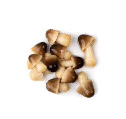 Pickled Straw Mushrooms Isolated