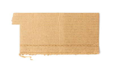 Cardboard, Carton, Ripped Kraft Paper, Wrapping Piece