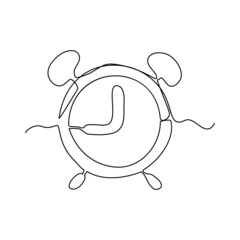 Line Drawing Clock Icon