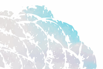 abstract blue wavy cover background