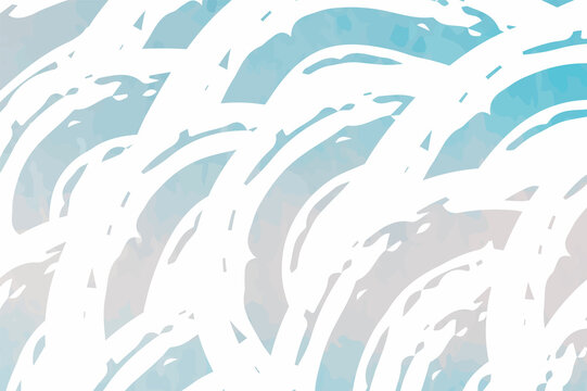 abstract blue wavy cover background
