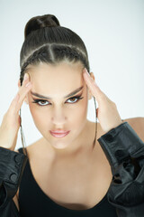 Fototapeta premium stylish brunette girl