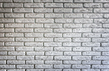 background of the wall with laying of white bricks