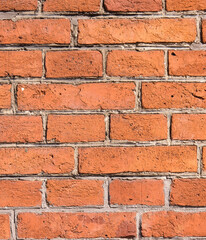 old red brick city blind wall background