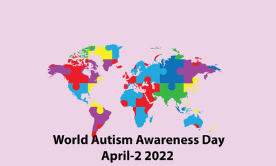 Fototapeta na wymiar World Autism Awareness Day Celebrities 2022,victor 