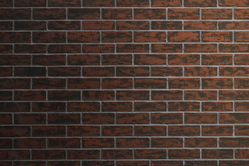 Brown brick wall texture. Grunge background    