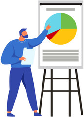 Data analysis research statistics concept. Strategy, business development. Results of statistical business research. Analyze growth of statistical indicators, income. Finance data and profit growth