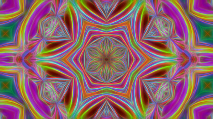 Abstract multicolored textural symmetrical background kaleidoscope.