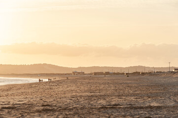 Praia dos Tres Irmaos in the Algarve in Portugal