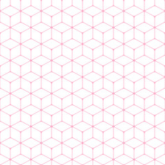 Seamless geometric pattern in pastel colors. Simple vector illustration.