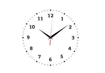 clock icon isolated on white background