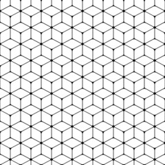Seamless geometric pattern in white background. Simple vector illustration.