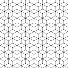 Seamless geometric pattern in white background. Simple vector illustration.