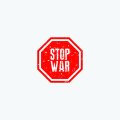 Stop War Danger Sign Symbol