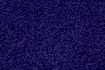 Ultramarine textured smooth leather surface background, medium grain