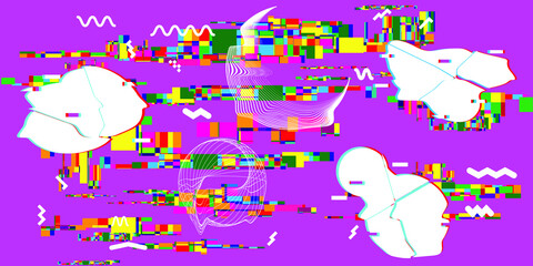 Modern minimal background . Vector design composition with various geometric shapes . Abstract contemporary art . New modernism .