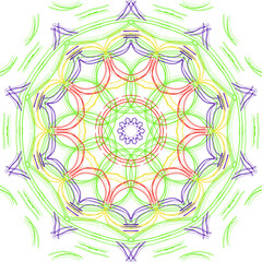 Mandala colorata