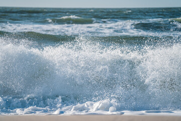 Wellen und Sturm auf Sylt