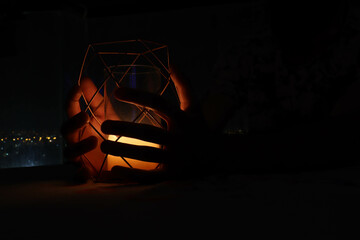 lantern in the night