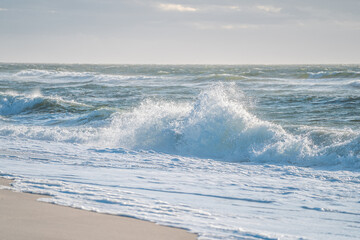 Wellen und Sturm auf Sylt