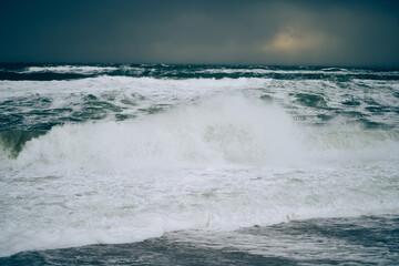 Wellen und Sturm auf Sylt