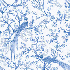 Timeless Garden seamless repeat pattern collection features calm, subtle and tranquil colour and scene of the oriental garden would make the designs perfect for your living space.