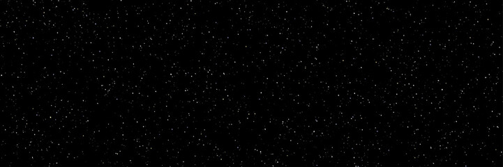 Panorama black starry night sky. Vector © Glitter_Klo
