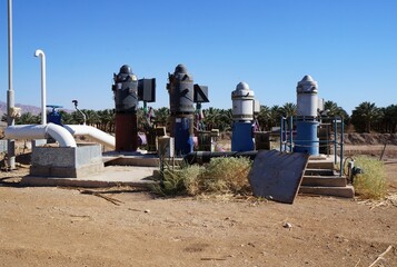 Water station in Arava desert