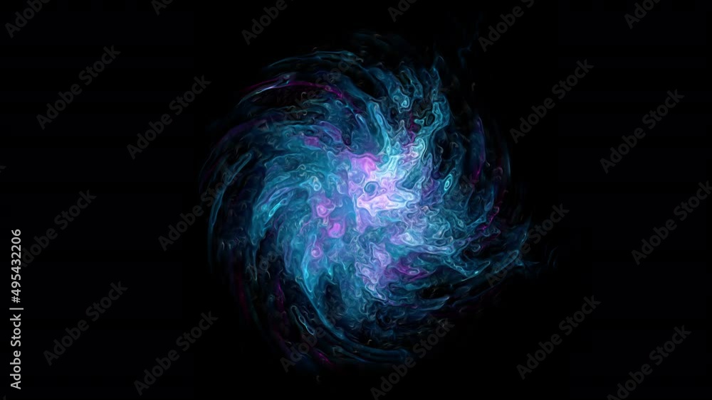 Poster power electric funnel. futuristic cosmic sci-fi technology. seamless loop 3d render animation