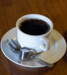 コーヒー　白のカップ