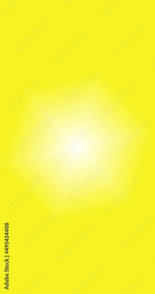 Poster abstract concentric geometric waves shapes in multicolor animation. hypnotic graphic effect with fas