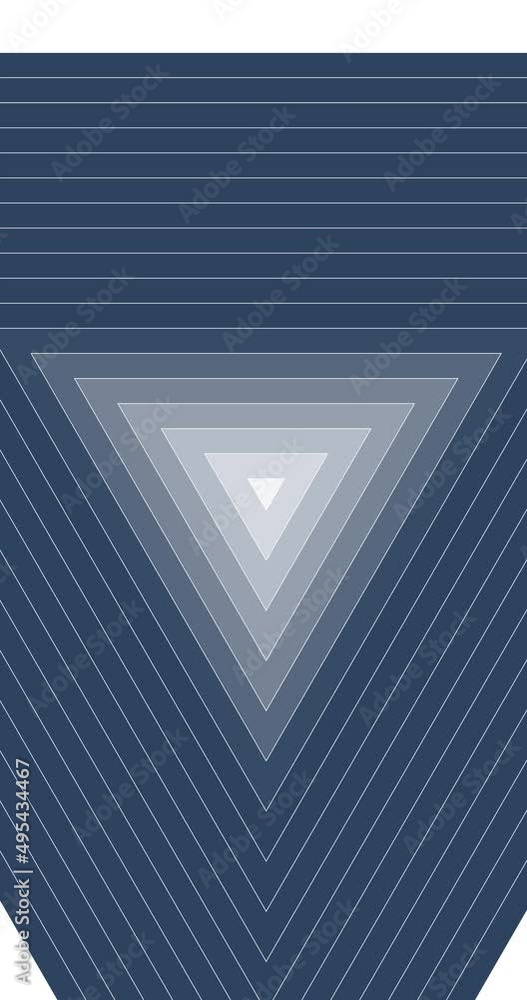 Aufkleber abstract concentric geometric waves shapes in multicolor animation. hypnotic graphic effect with fas