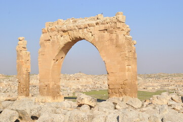ruins ancient city, ancient architecture, ancient city arch, city ruins, 